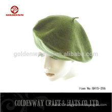 BSCI SEDEX Custom custom various colors fashion women wool berets hat wholesale